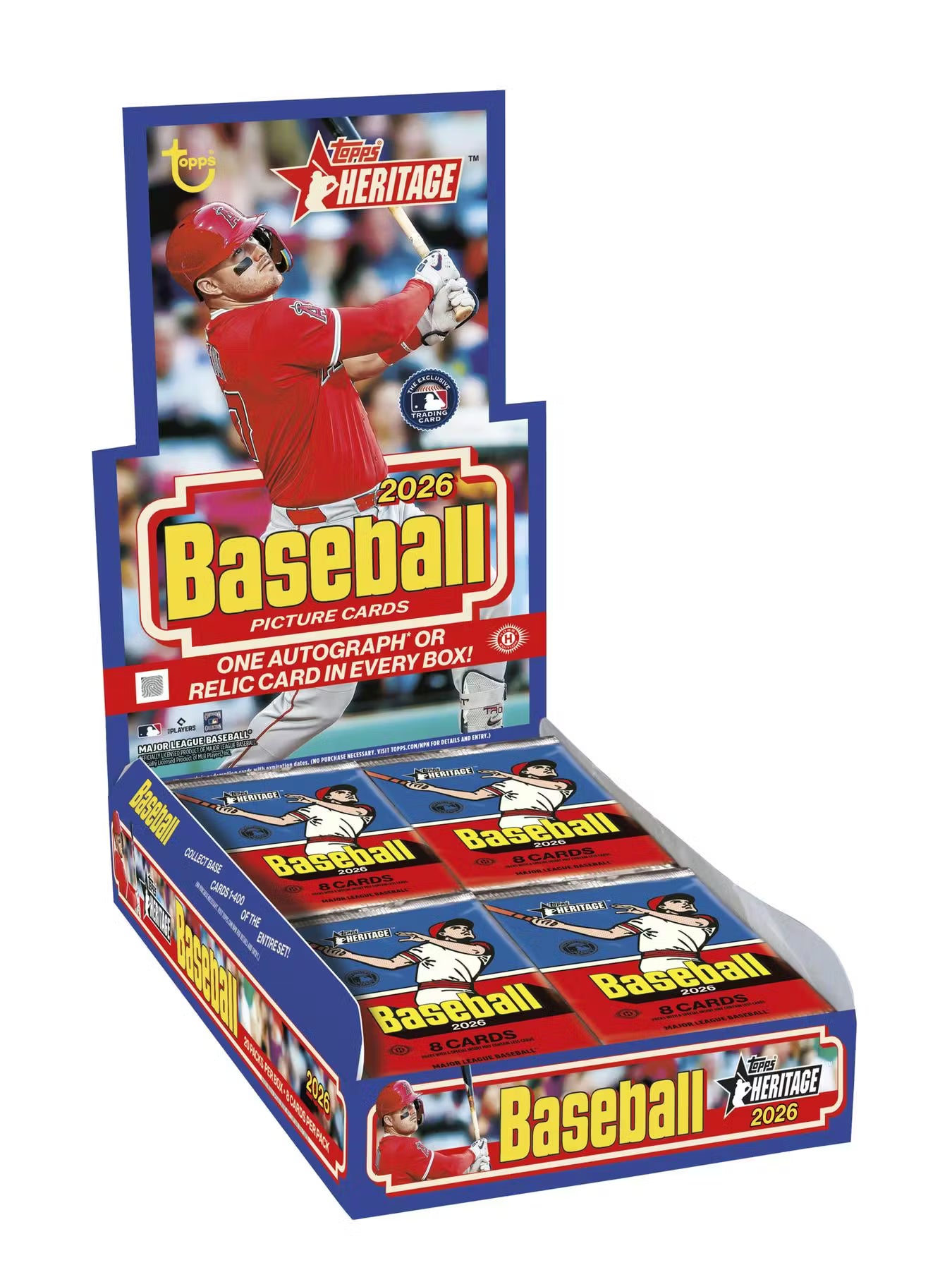 2026 Topps Heritage Baseball Hobby Box (Presell)