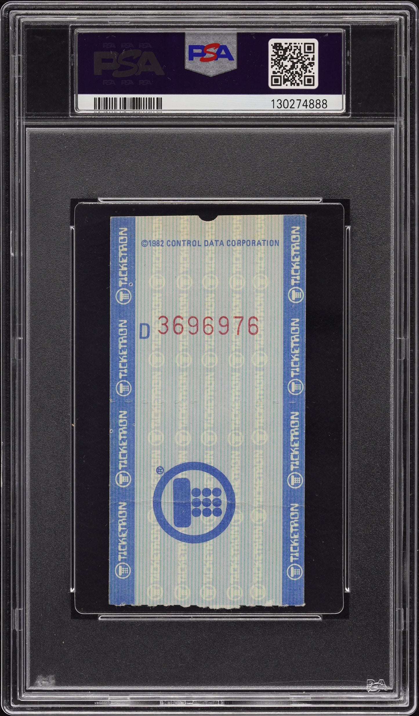 1983 First Inaugural USFL Ticket Blitz v. Federals Graded PSA 3 RFK Stadium