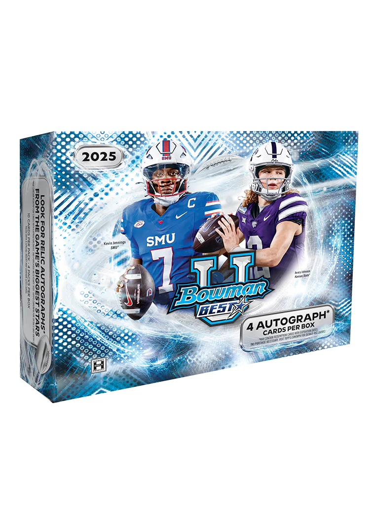 2025 Bowman U Best Football Hobby Box - 4 Autographs per box