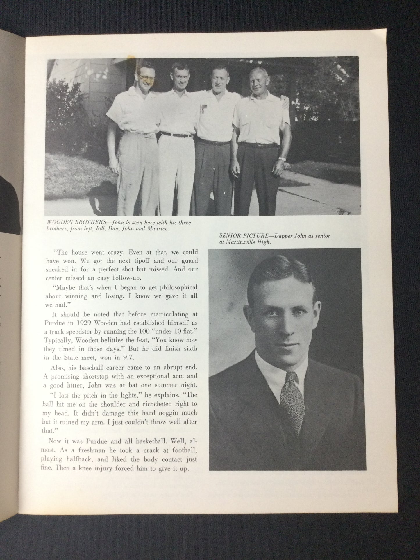 Salute To John Wooden Dedication 1965 Program UCLA Pauley Pavilion Opening