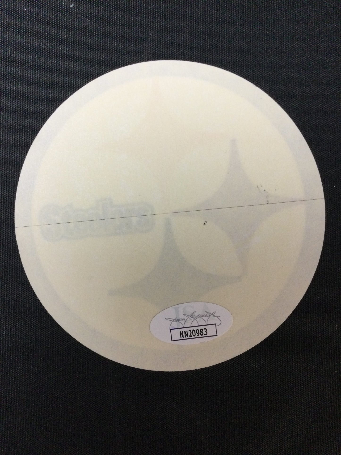 Art Rooney owner/founder of the Pittsburgh Steelers signed Decal (d.1988) JSA