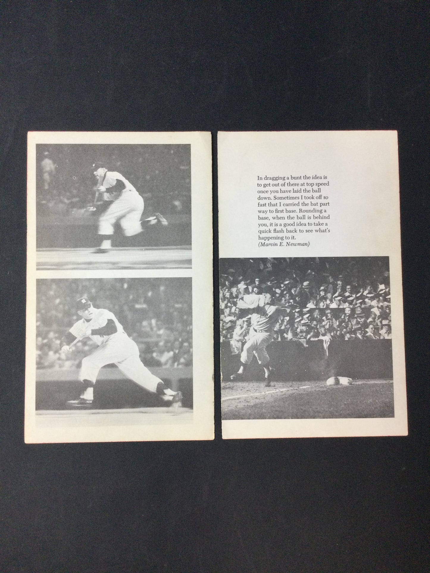 Mickey Mantle SIGNED Book Page "Best Wishes" Bold Autograph JSA LOA New York Yankees