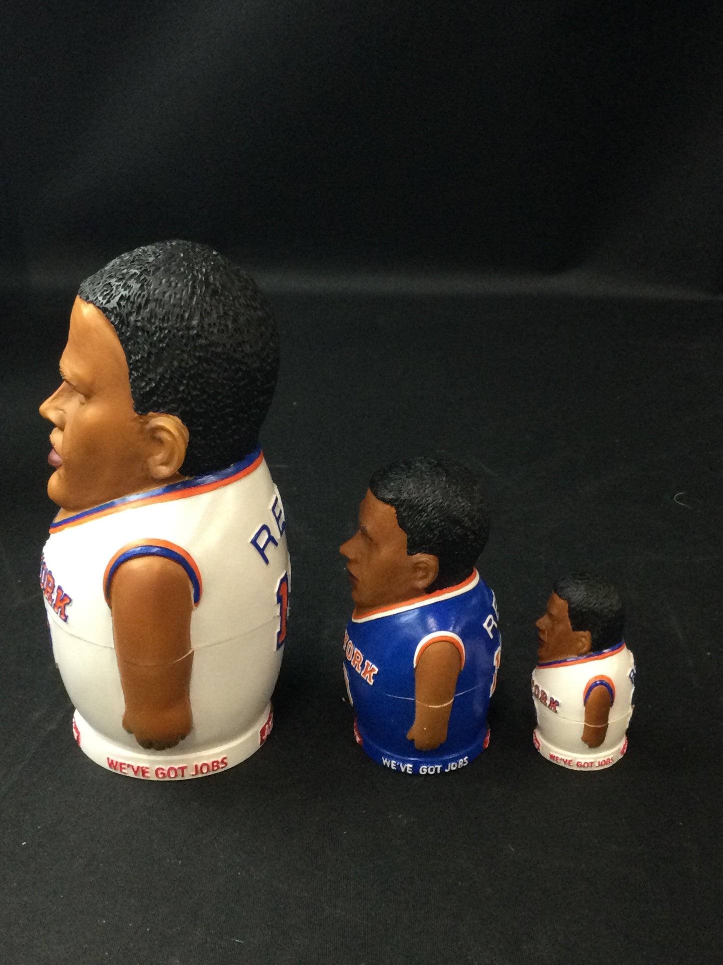Willis Reed New York Knicks HOF Nesting Doll Set, New in Box