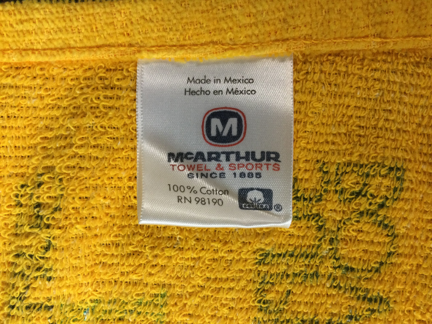 Pittsburgh Steelers Terrible Towel (Myron Cope) 6x Super Bowl Champions