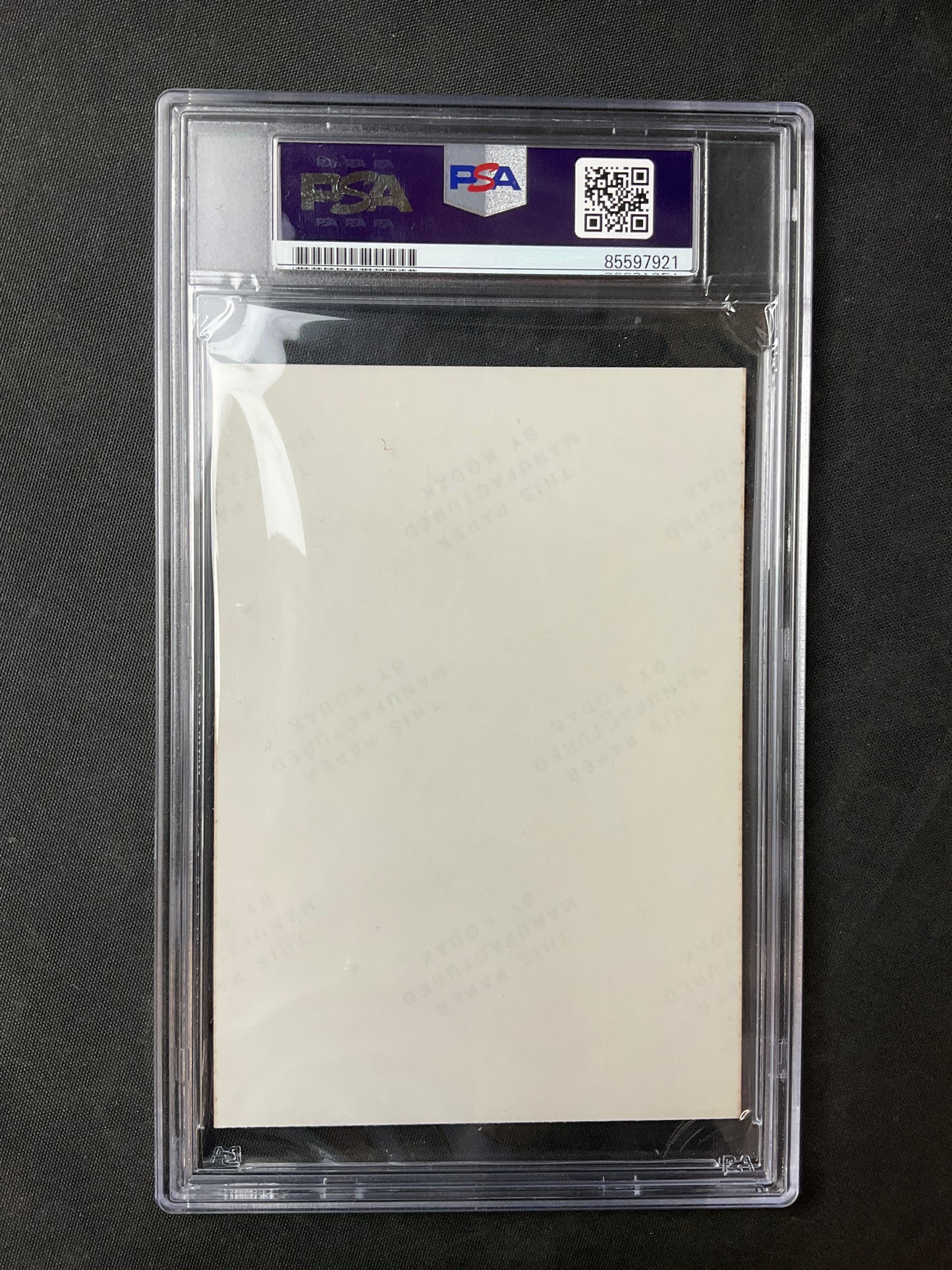 Rickey Henderson PSA Type 1 Snapshot Photo Early 1980s Oakland A's RARE!