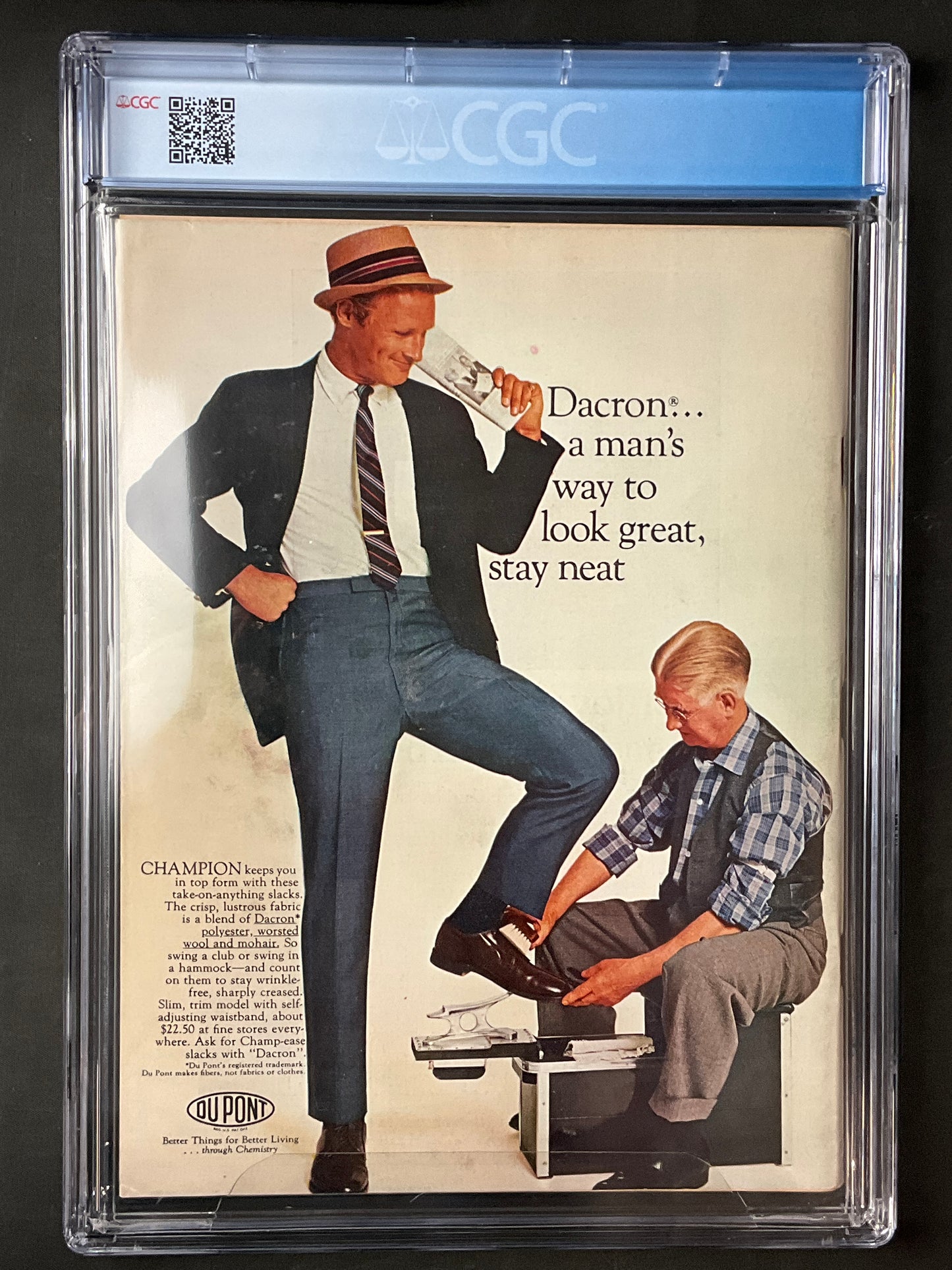 Cassius Clay 1966 Sports Illustrated CGC 7.0 Graded Magazine, Last SI before name change