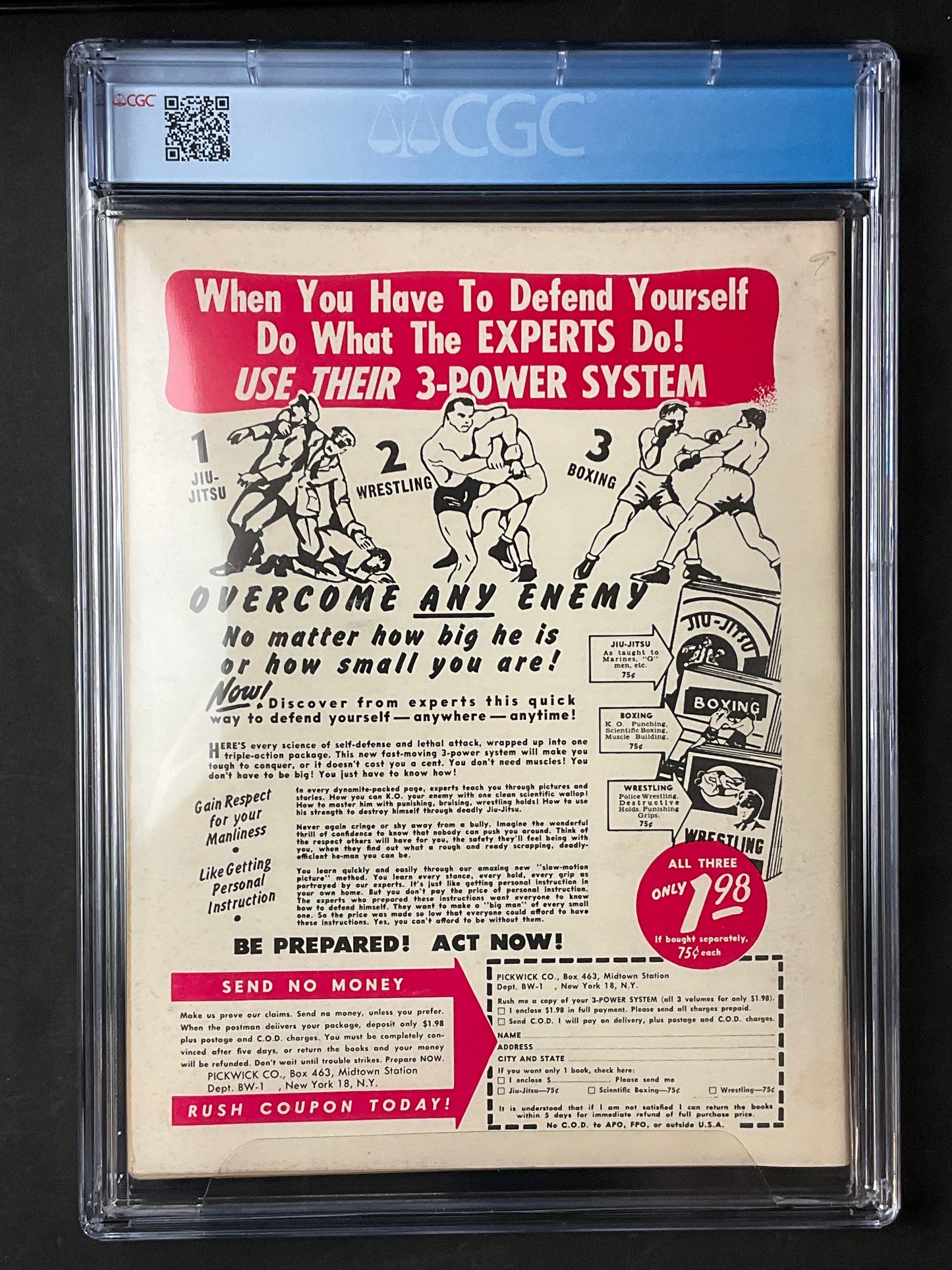 Rocky Marciano 1958 Boxing Illustrated CGC 7.5 Graded Magazine, Highest in Census