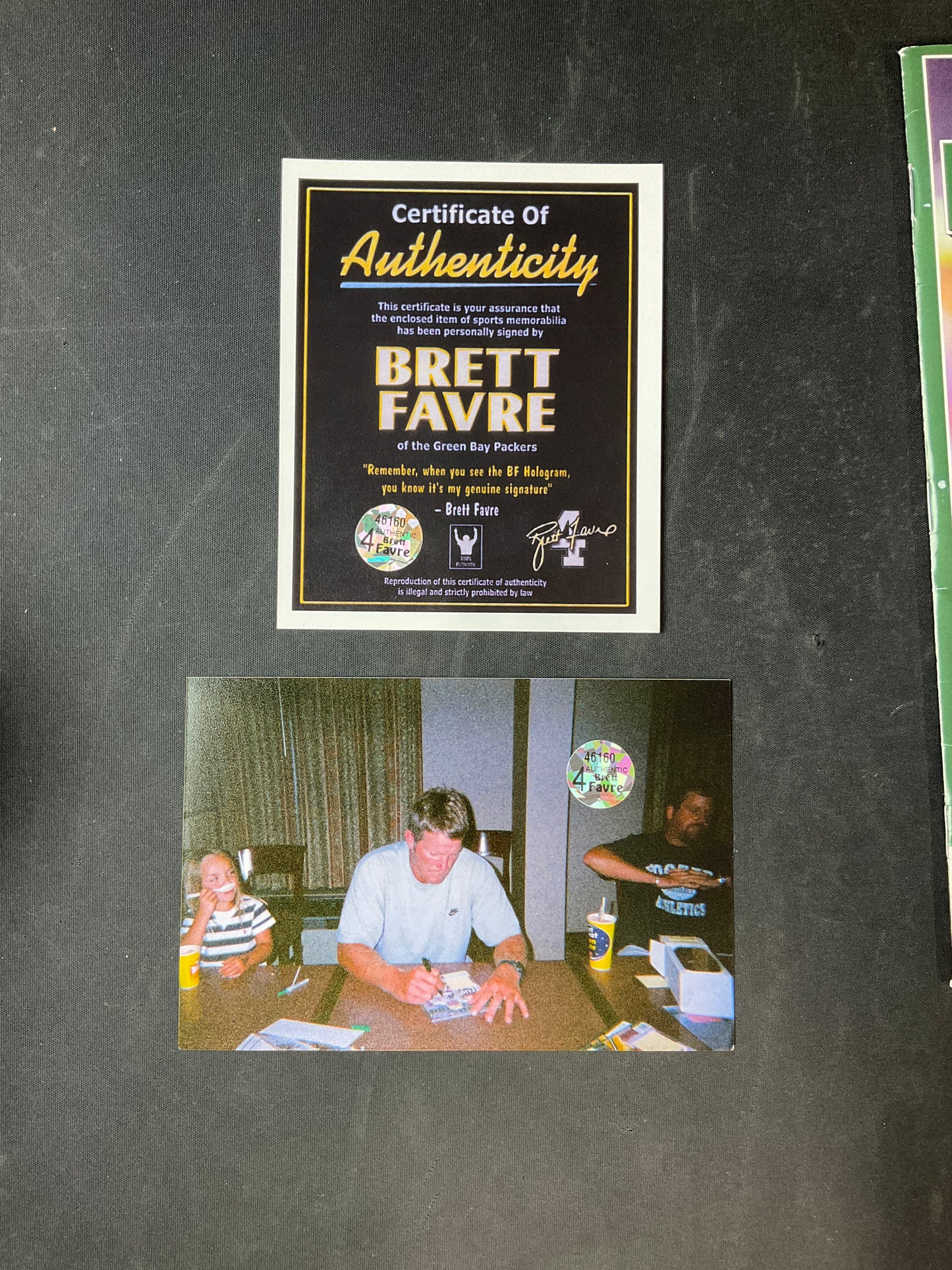 Brett Favre Signed Sports Illustrated NFL JSA Certified Auto Green Bay Packers