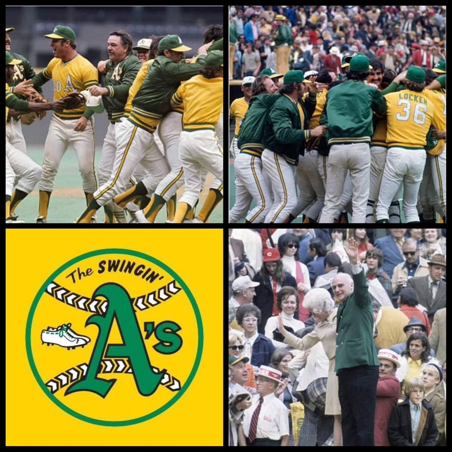 Jim "Catfish" Hunter Original Warm-Up Jacket from Oakland A's circa 1974