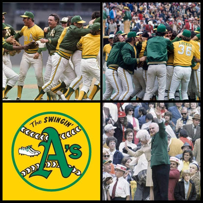 Jim "Catfish" Hunter Original Warm-Up Jacket from Oakland A's circa 1974