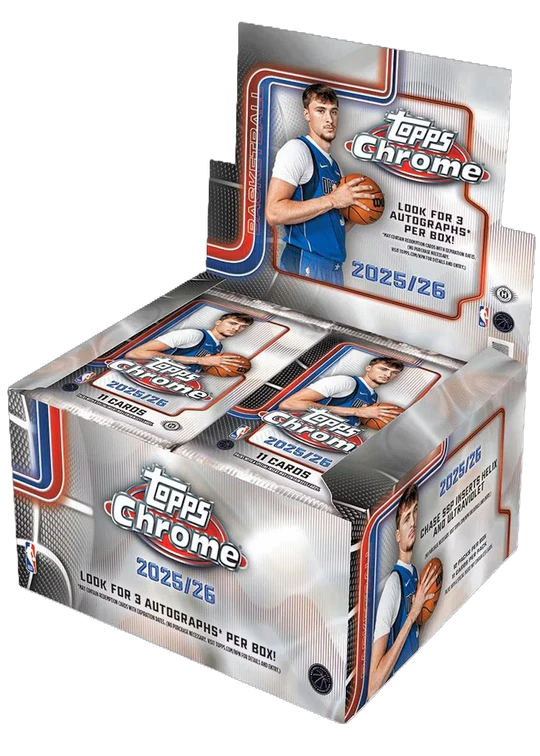 2025 Topps Chrome Basketball JUMBO Box