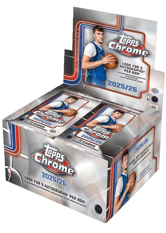 2025 Topps Chrome Basketball JUMBO Box