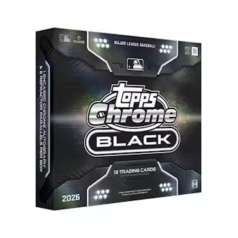 2026 Topps Chrome Black Baseball Hobby Box