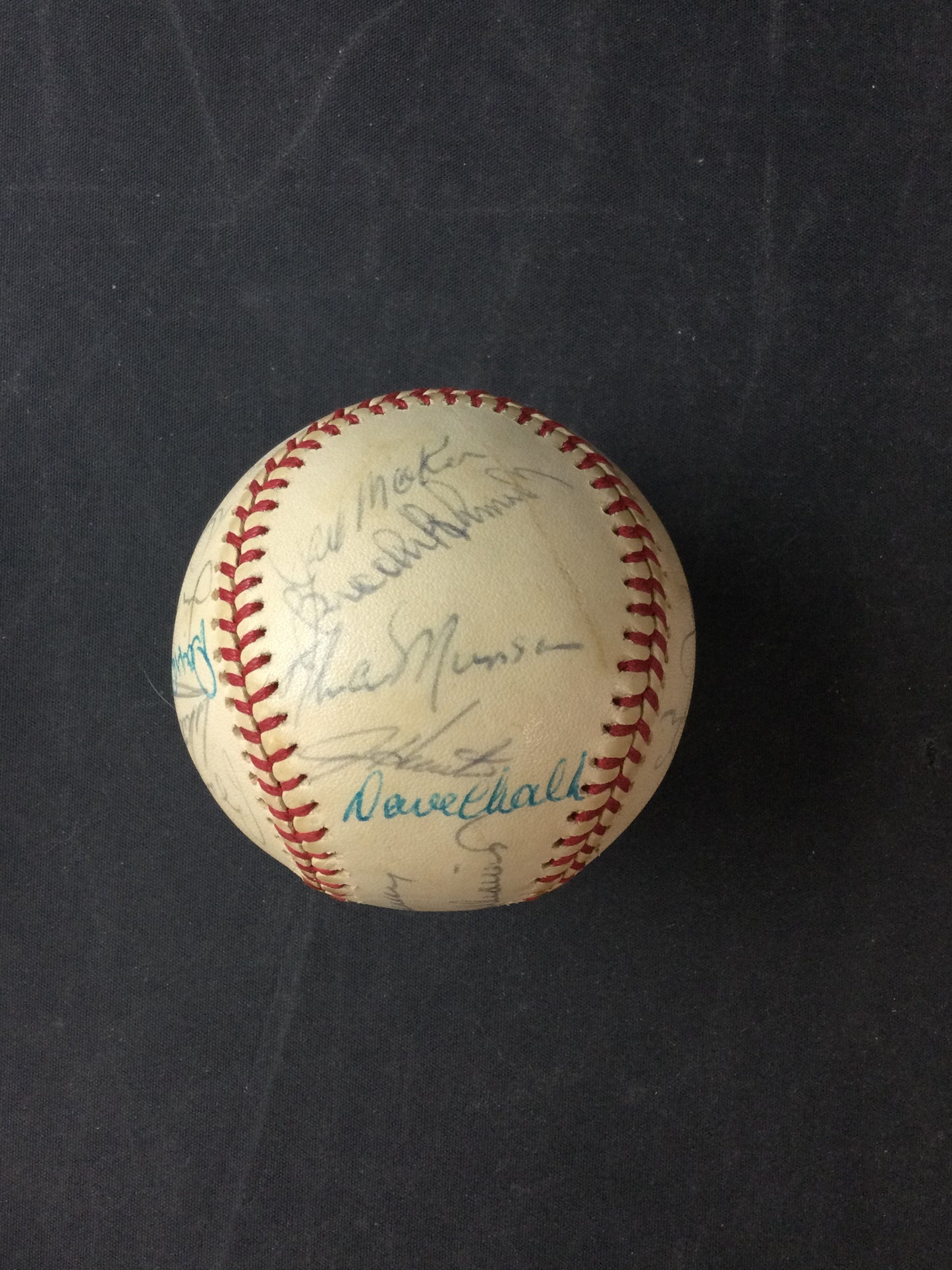 Thurman Munson Signed Baseball 1974 All-Star Spalding Baseball w/Fisk, Kaline, Weaver++