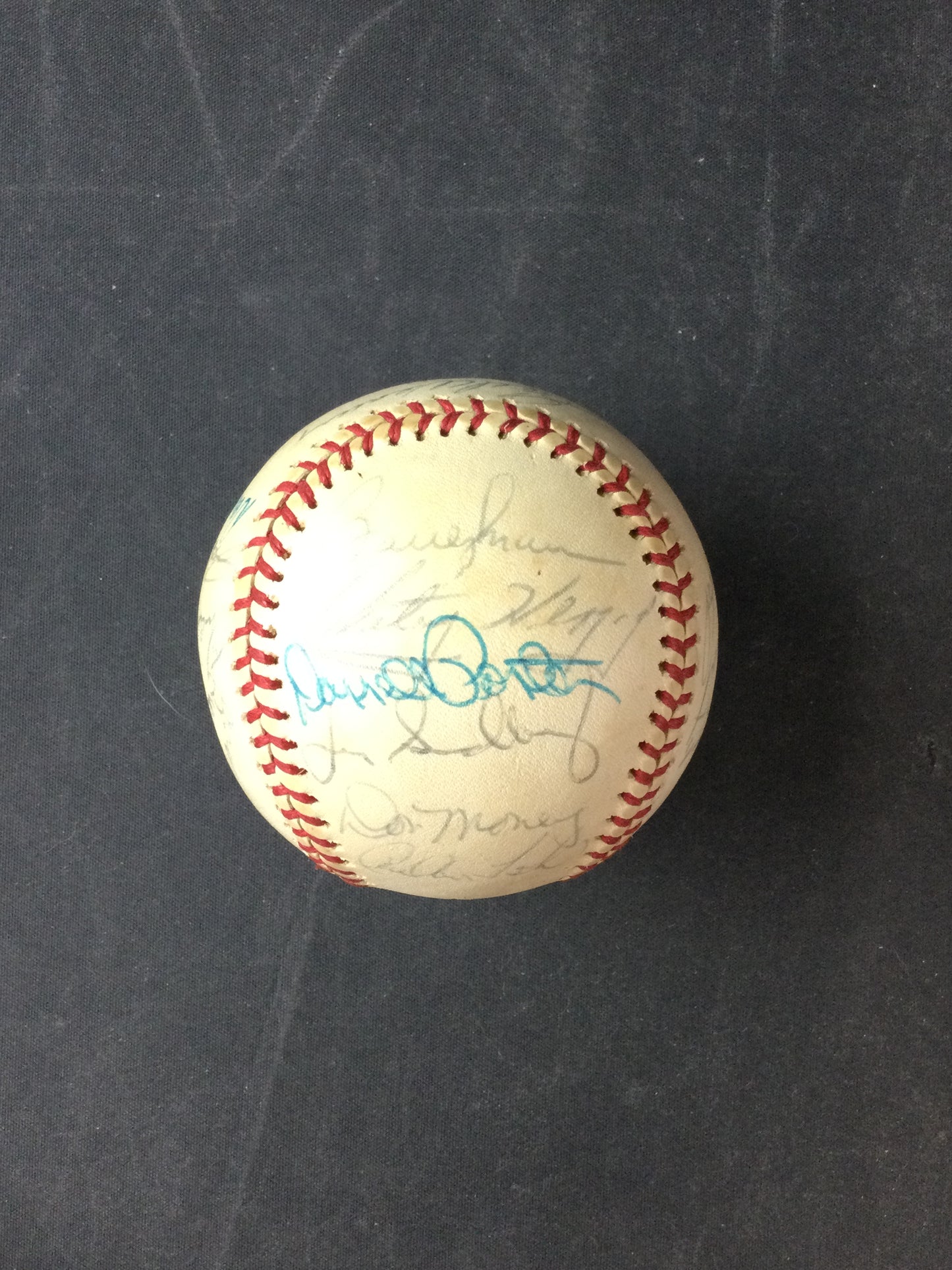 Thurman Munson Signed Baseball 1974 All-Star Spalding Baseball w/Fisk, Kaline, Weaver++