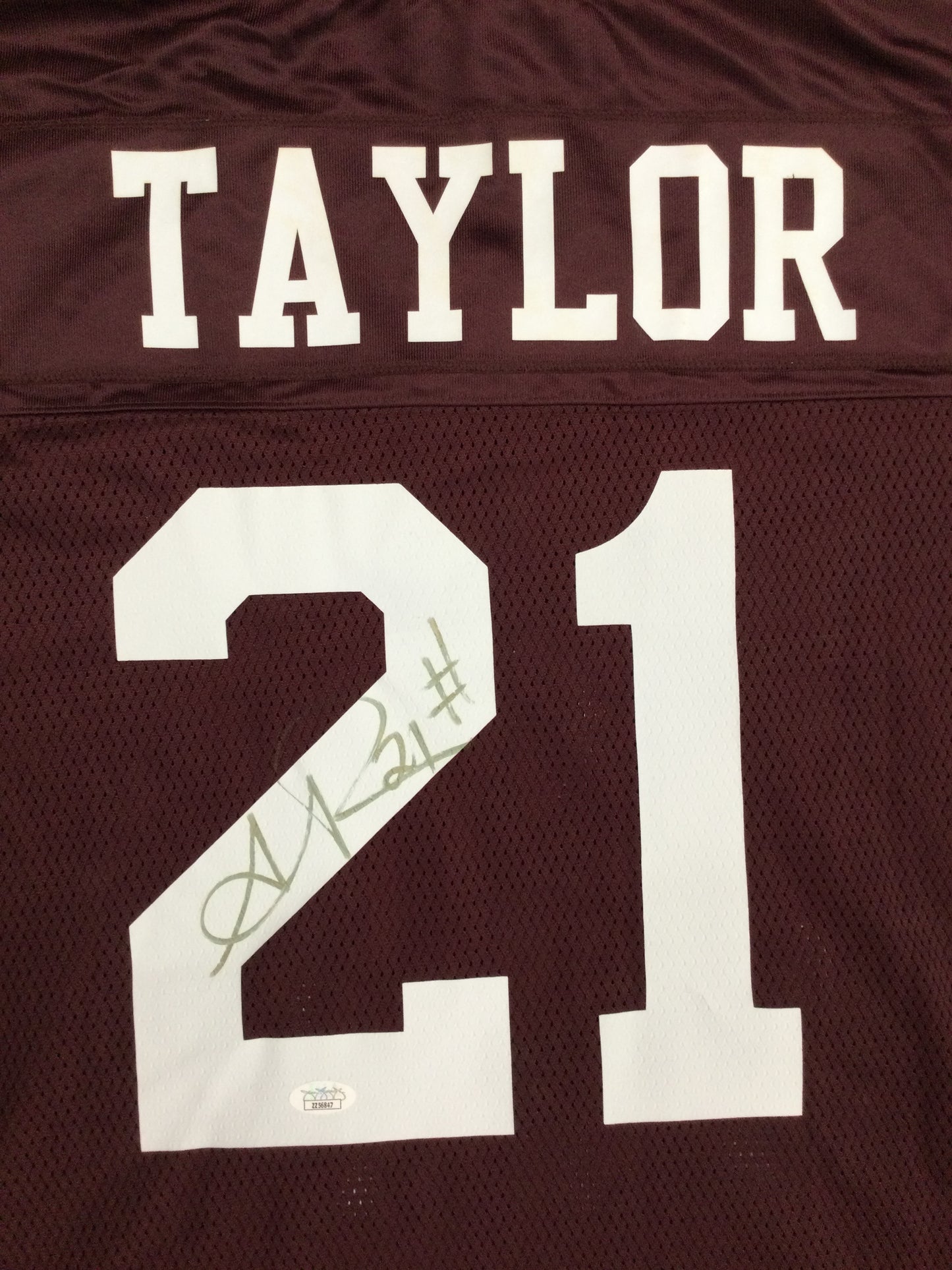 Sean Taylor Autograph Redskins Jersey Signed on 10-25-06 JSA LOA AMAZING Full Signature
