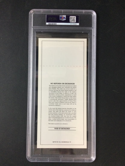 Michael Spinks Vs. Gerry Cooney 1987 Boxing Full Ticket, PSA 6 POP 1 None Higher
