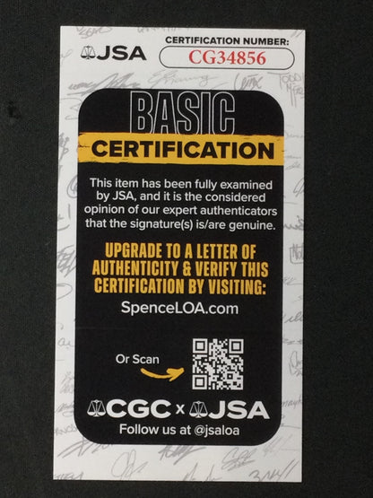 Harlem Globetrotters Curly Neal Signed First Day Cover 100th yr NBA Anniversary JSA