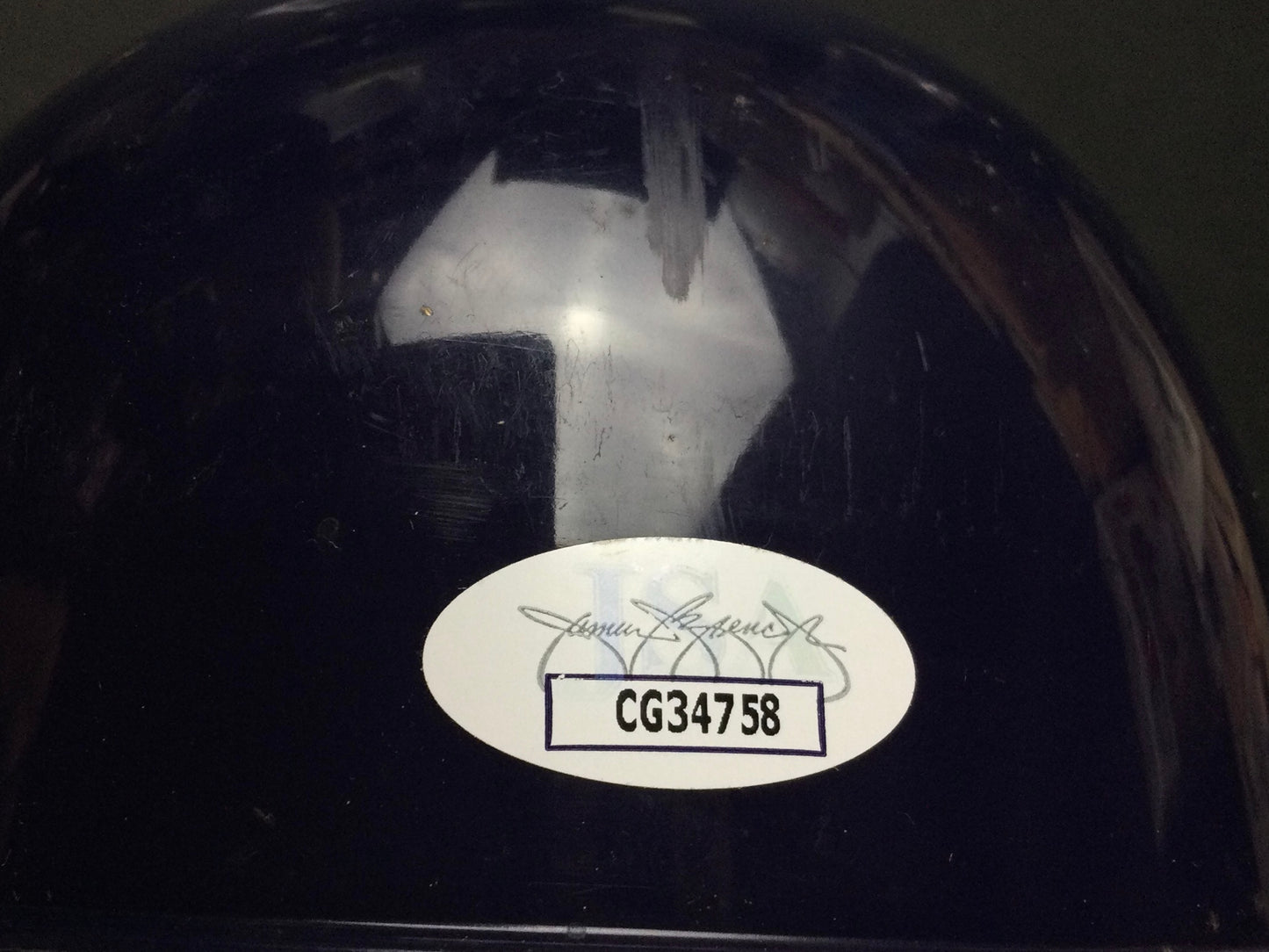 Chipper Jones Signed Mini Helmet Atlanta Braves Autograph HOF JSA Cert