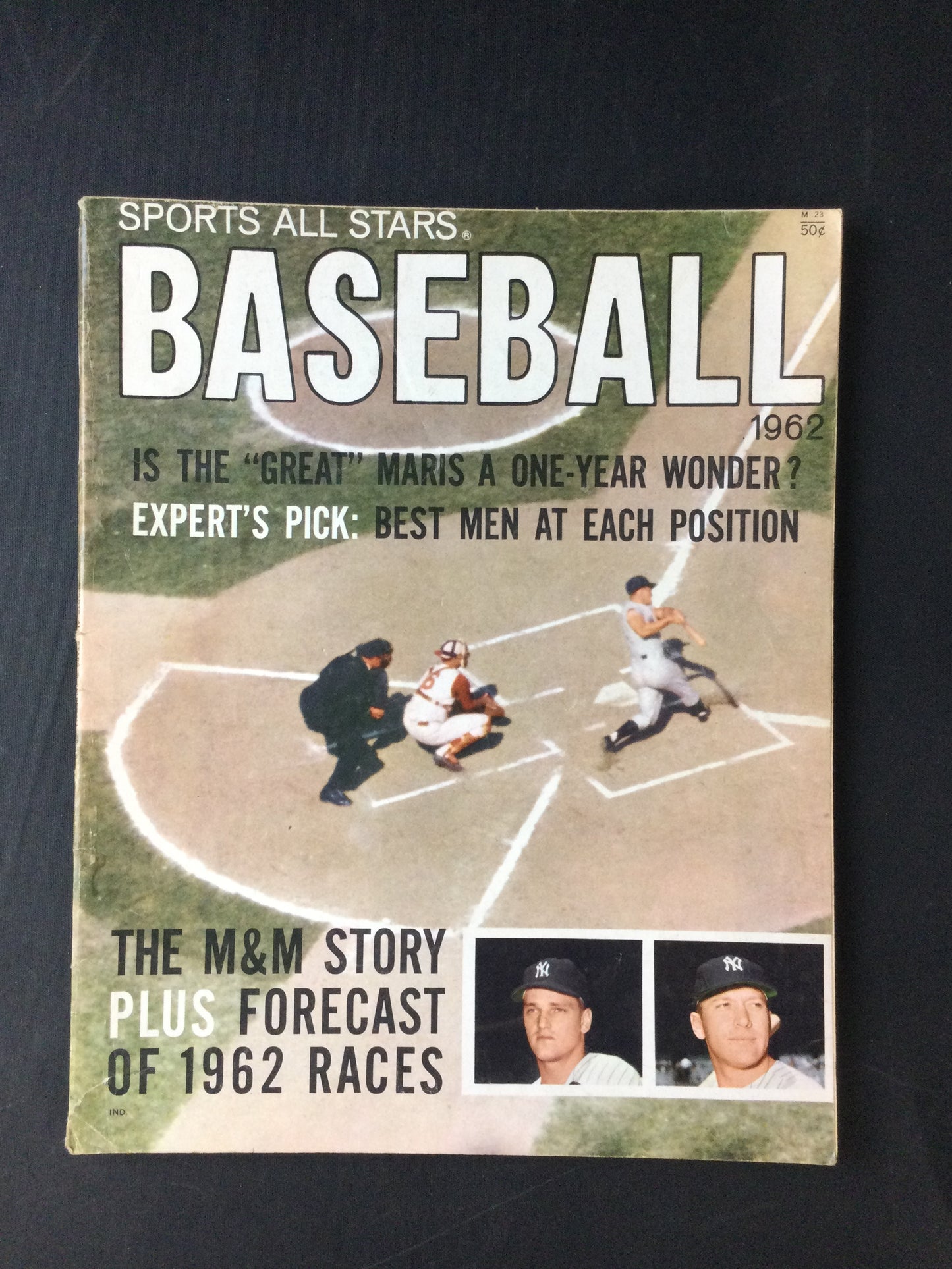 Mickey Mantle & Roger Maris 1962 Sport All Stars Magazine M&M Story New York Yankees