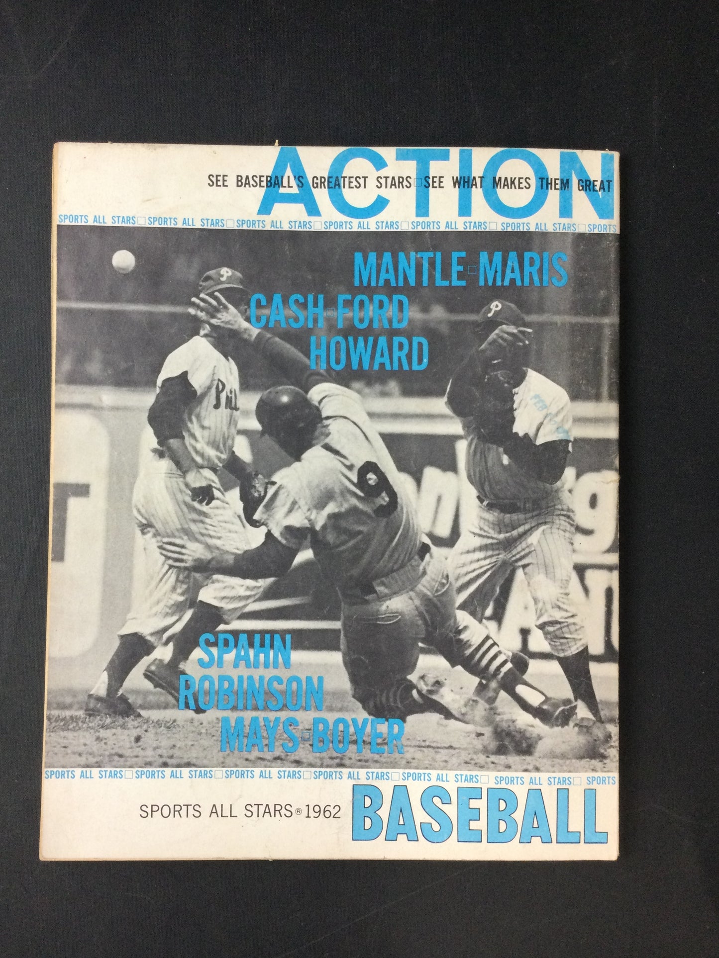 Mickey Mantle & Roger Maris 1962 Sport All Stars Magazine M&M Story New York Yankees