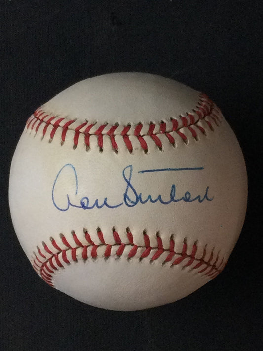 Don Sutton SIGNED Baseball Dodgers, Braves HOF JSA Certified