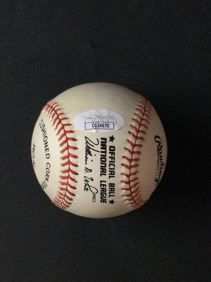 Don Sutton SIGNED Baseball Dodgers, Braves HOF JSA Certified