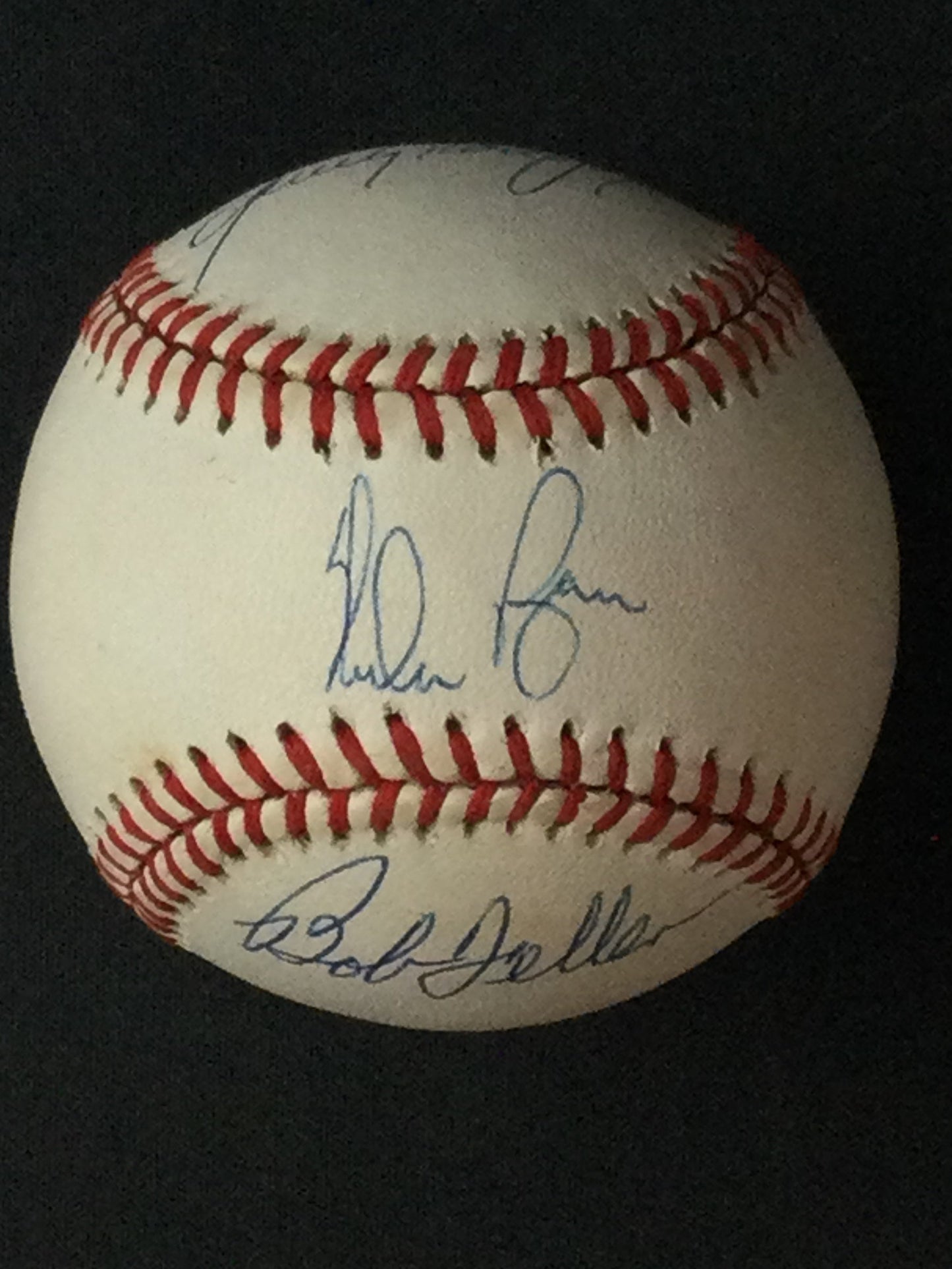 No Hit Kings SIGNED Baseball Sandy Koufax, Nolan Ryan, Bob Feller JSA LOA