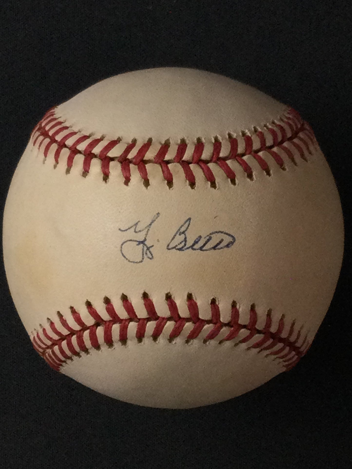 Yogi Berra SIGNED Baseball New York Yankees HOF JSA Certified