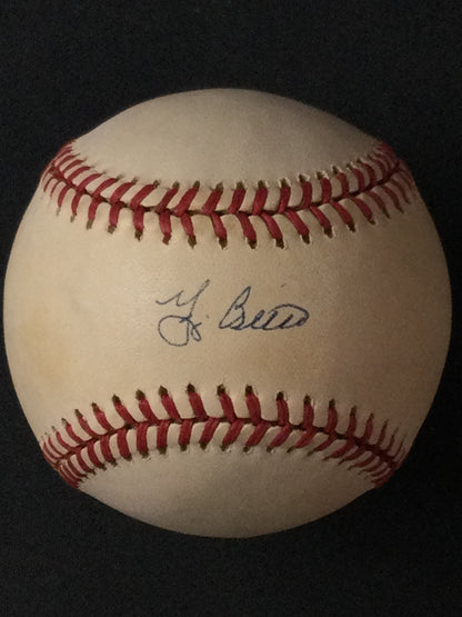 Yogi Berra SIGNED Baseball New York Yankees HOF JSA Certified