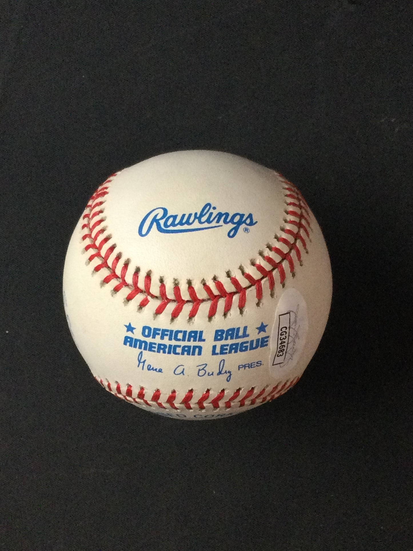 Tommy Bryne SIGNED Baseball Yankees HOF JSA Certified multiple inscriptions