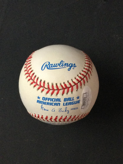 Tommy Bryne SIGNED Baseball Yankees HOF JSA Certified multiple inscriptions