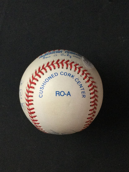 Tommy Bryne SIGNED Baseball Yankees HOF JSA Certified multiple inscriptions