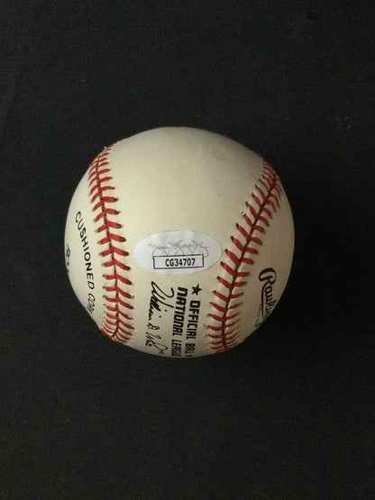 Johnny Mize SIGNED Baseball Cardinals/Yankees HOF JSA Certified