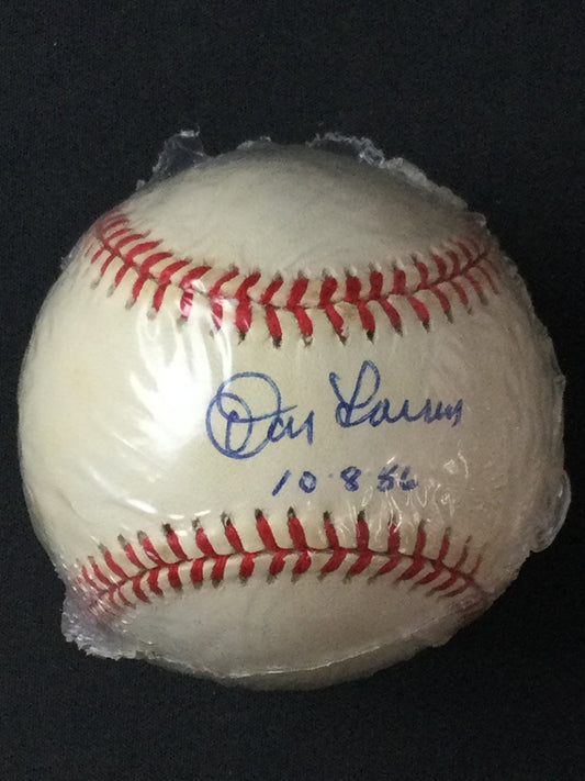 Don Larsen SIGNED "10-8-56" Baseball New York Yankees Perfect Game JSA Certified