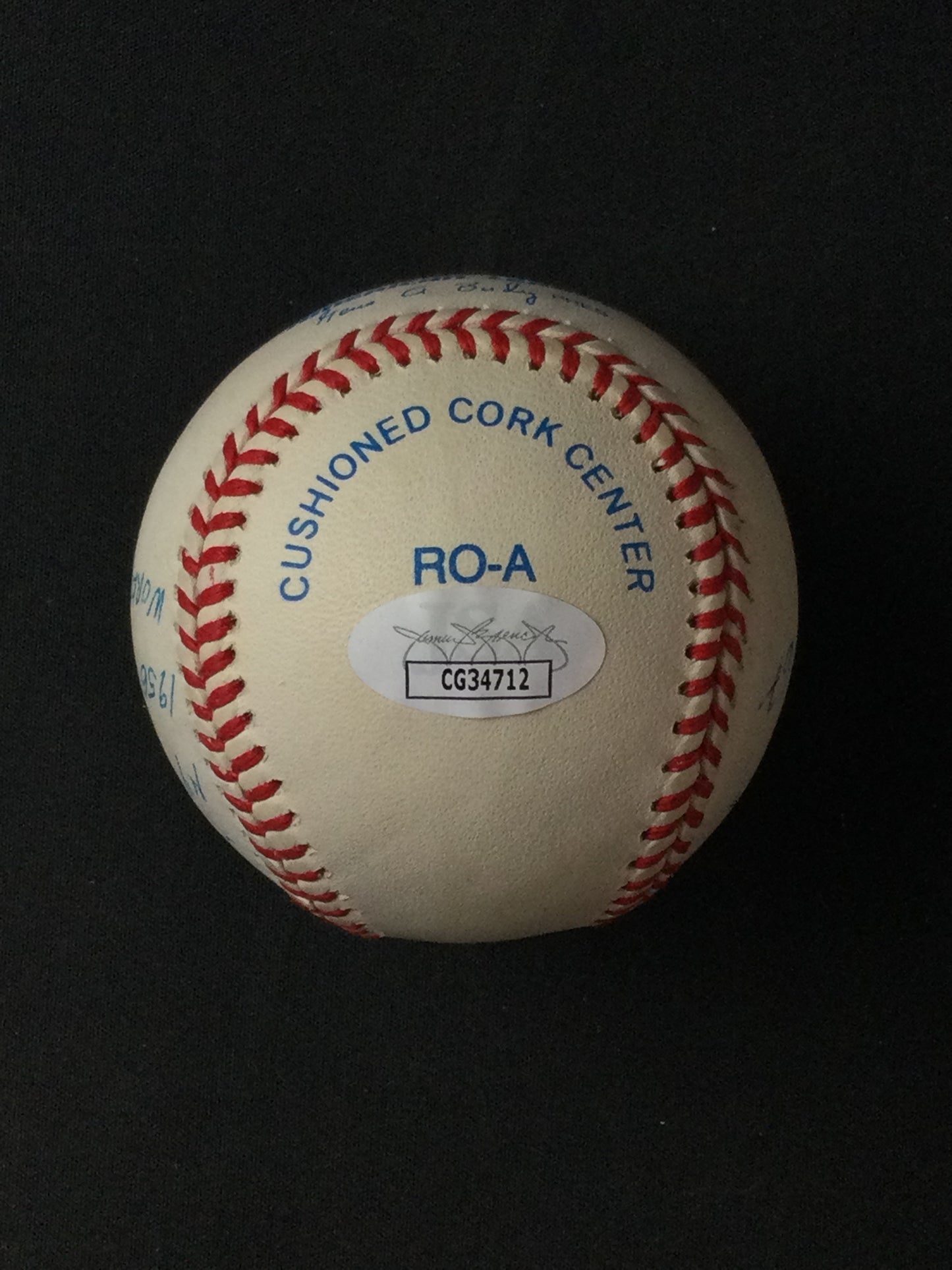 Jim Coates SIGNED Baseball New York Yankees "1956-59-62" JSA Certified