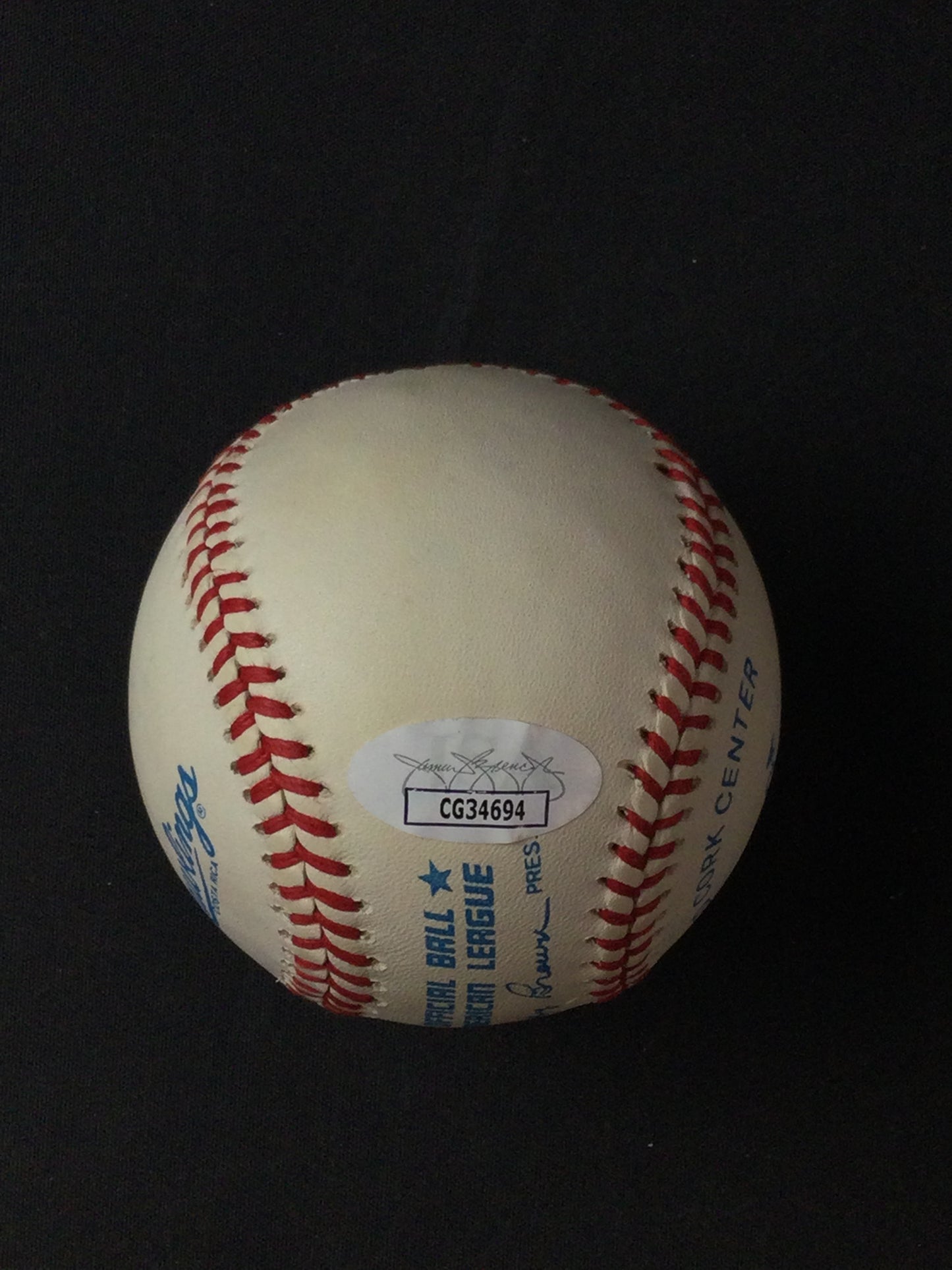 Johnny Sain SIGNED Baseball "48 Champs Braves, 24 Wins" JSA Certified