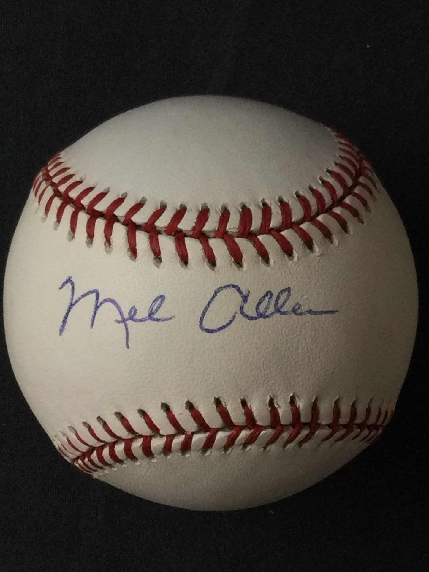 Mel Allen SIGNED Baseball The Voice of the New York Yankees HOF JSA Certified