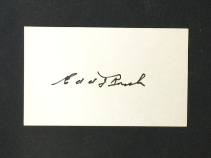 Lot of 8 HOF Signed Baseball Index Cards: Monte Irvin, Bill Terry, Appling, More all Vintage