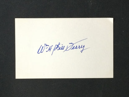 Lot of 8 HOF Signed Baseball Index Cards: Monte Irvin, Bill Terry, Appling, More all Vintage
