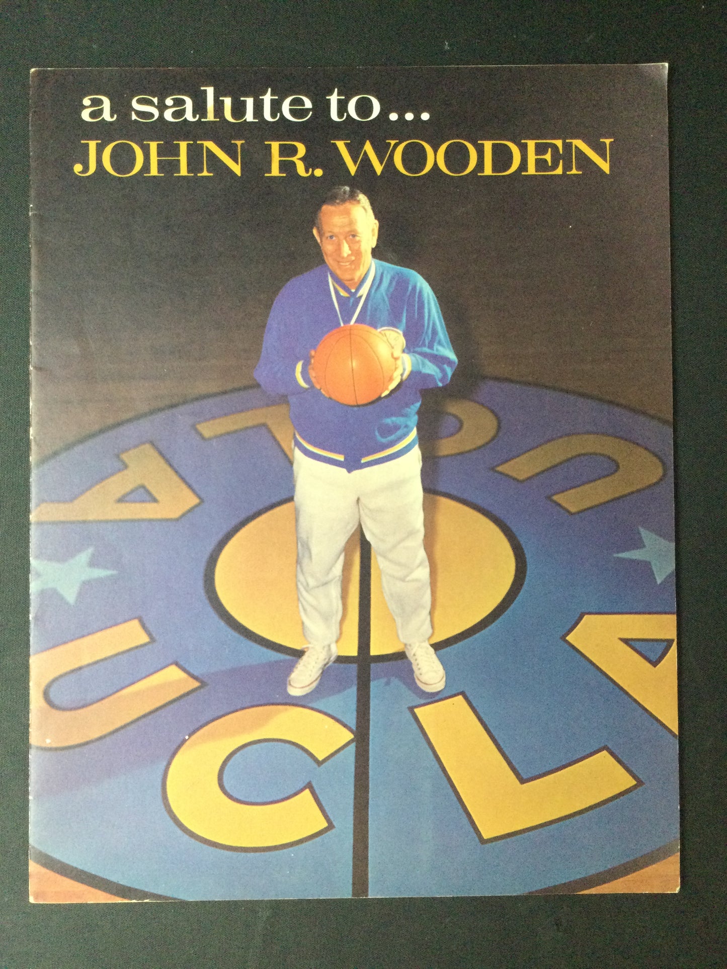 Salute To John Wooden Dedication 1965 Program UCLA Pauley Pavilion Opening