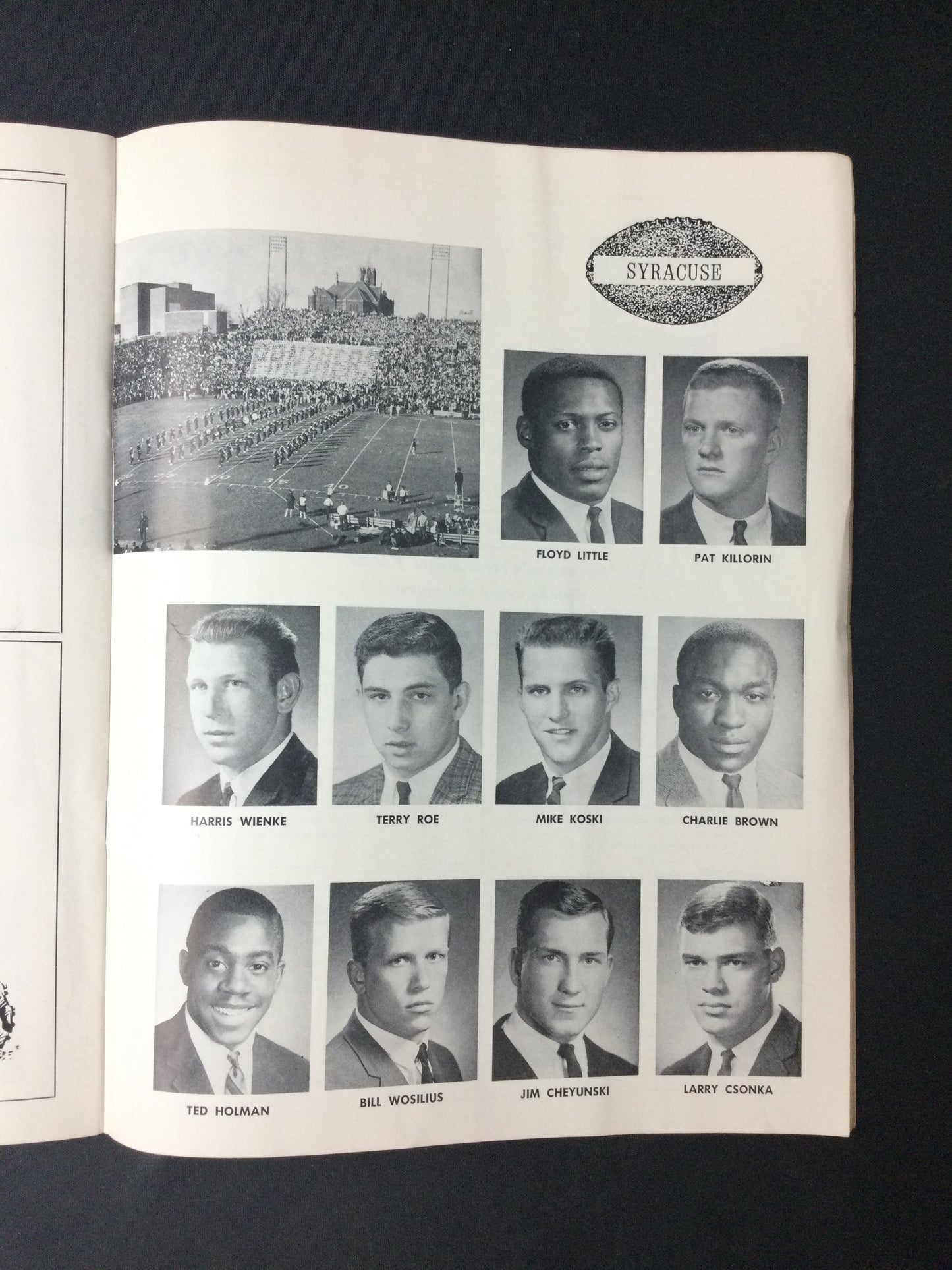 Oregon State Football vs Syracuse 11-6-65 Program w/Floyd Little