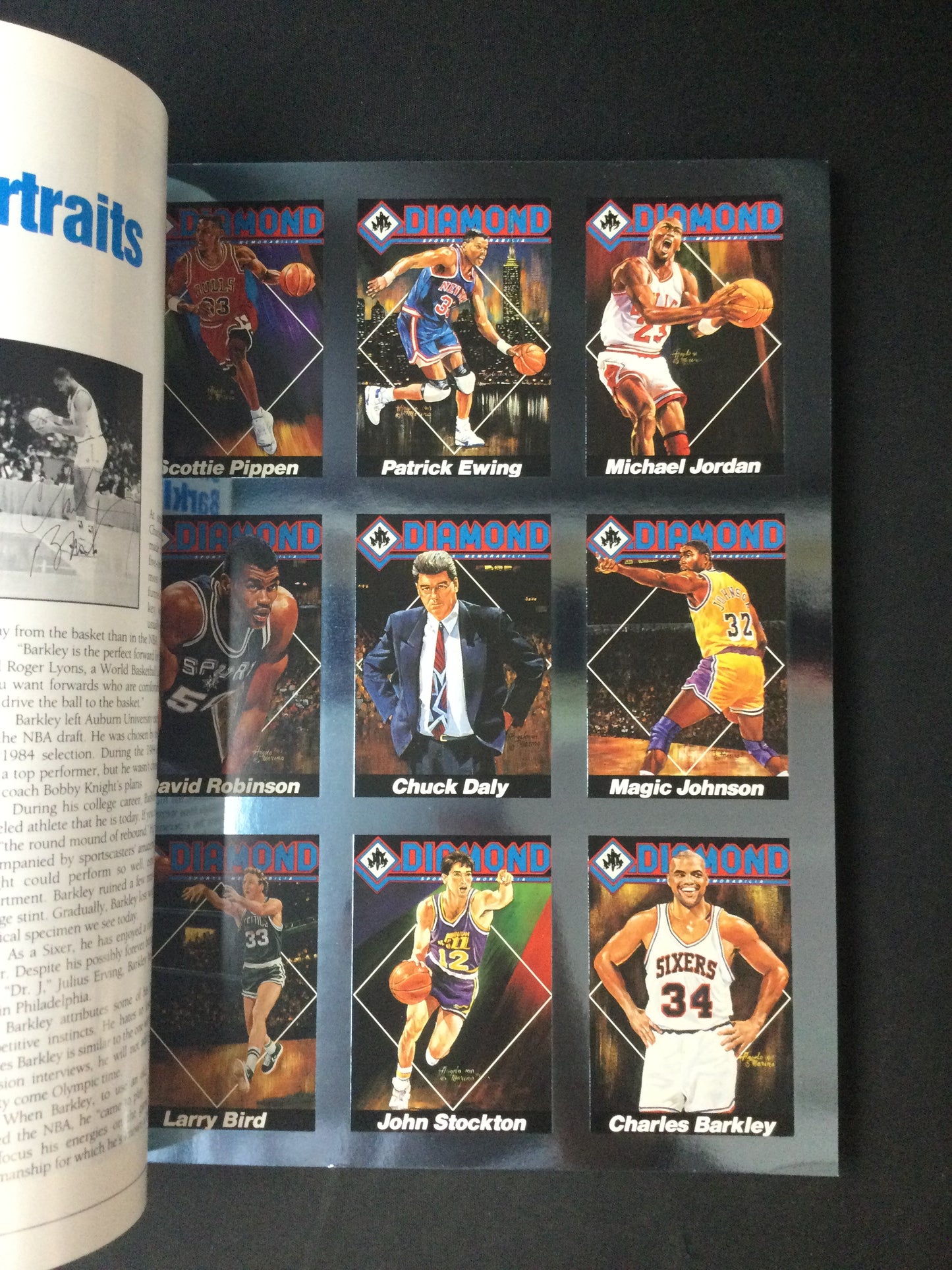 Dream Team Basketball 1992 iconic Olympics Diamond Magazine w/Cards Michael Jordan