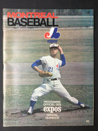 Montreal Expos INAUGURAL Official Yearbook from 1969 Excellent!