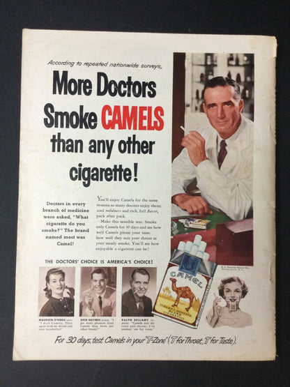 Jackie Robinson 1952 Sport Magazine Brooklyn Dodgers