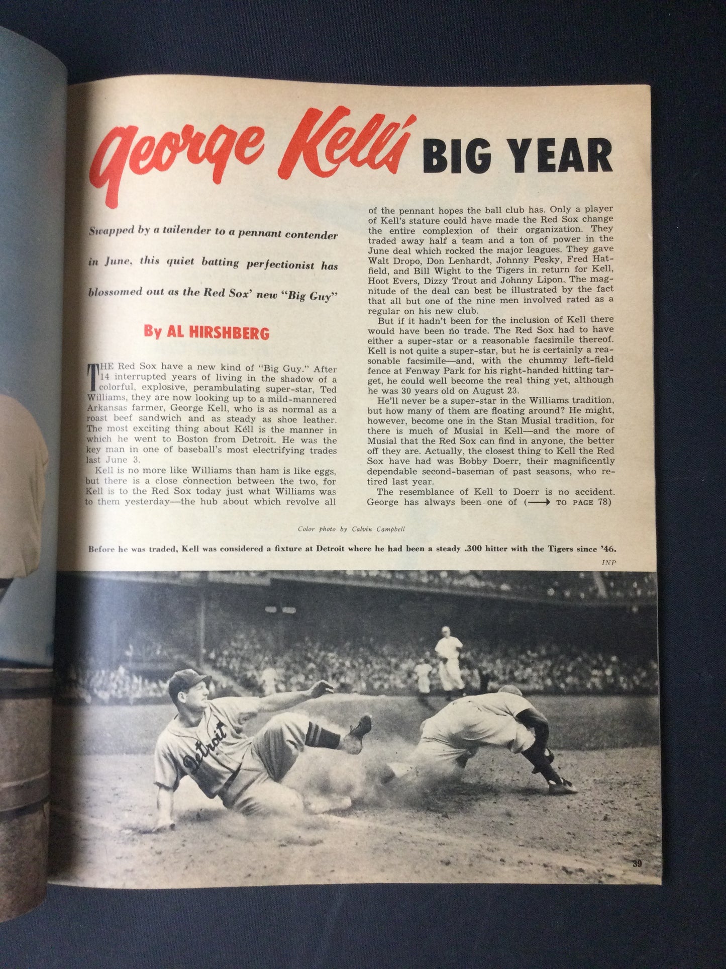 Jackie Robinson 1952 Sport Magazine Brooklyn Dodgers