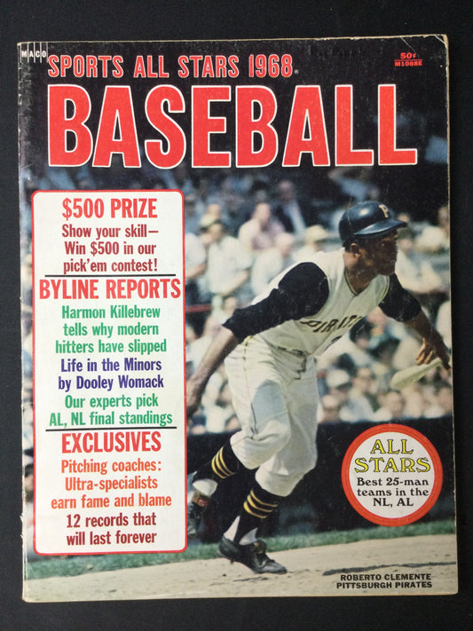 Roberto Clemente 1968 Baseball All Stars Magazine Pittsburgh Pirates