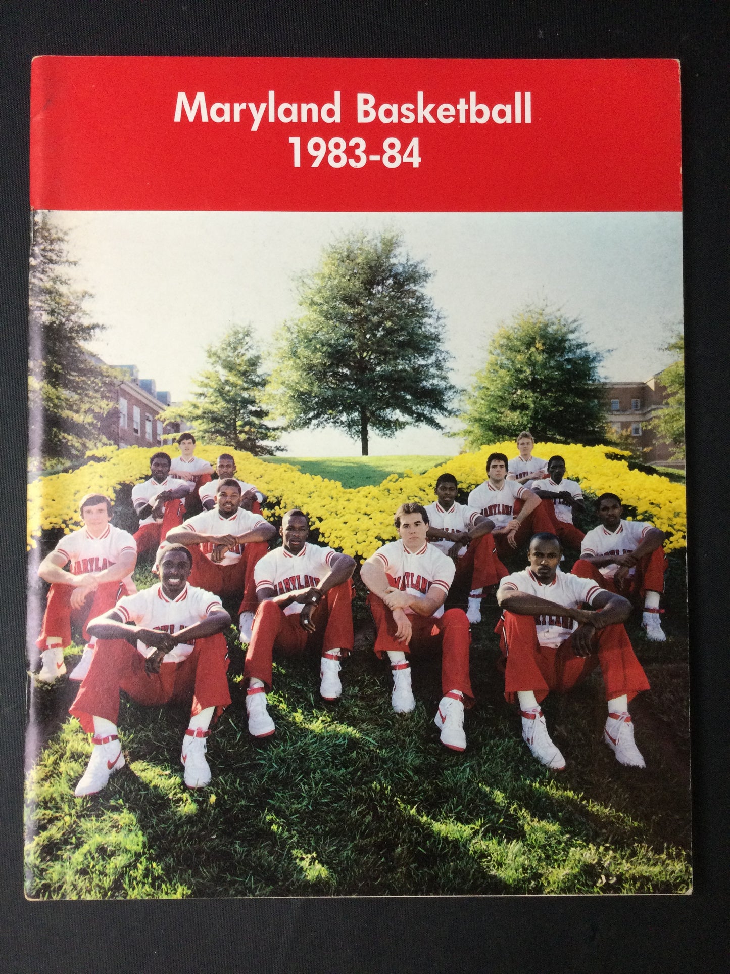 Maryland Terrapins Basketball 1983-84 Program Lefty, Len Bias and more