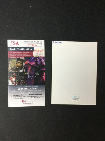 Greg Maddux SIGNED 4x6 Chicago Cubs Rookie Vintage Autograph! JSA