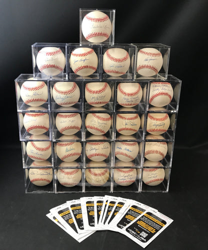 Brooklyn Dodgers Signed Baseball Collection - 25 All Different and all JSA certified - Pee Wee, Lasorda+